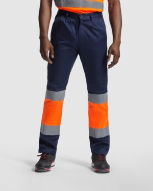Pantalón de Trabajo Alta Visibilidad Bicolor (Roly Naos HV9300)