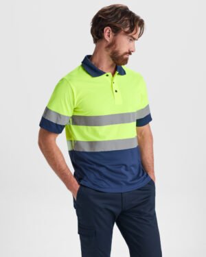 Polo de Alta Visibilidad Manga Corta (Roly Polaris HV9302)