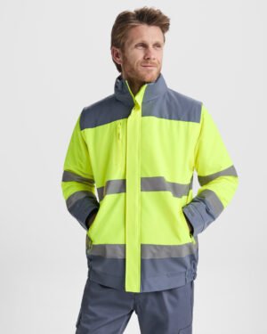Chaqueta Acolchada Alta Visibilidad 4 en 1 (Roly Epsylon HV9304)