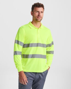 Polo de Alta Visibilidad Manga Larga (Roly Polaris L/S HV9306)