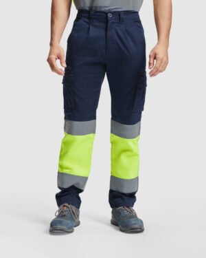 Pantalón de Trabajo Alta Visibilidad Elástico (Roly Daily Stretch HV HV9312)