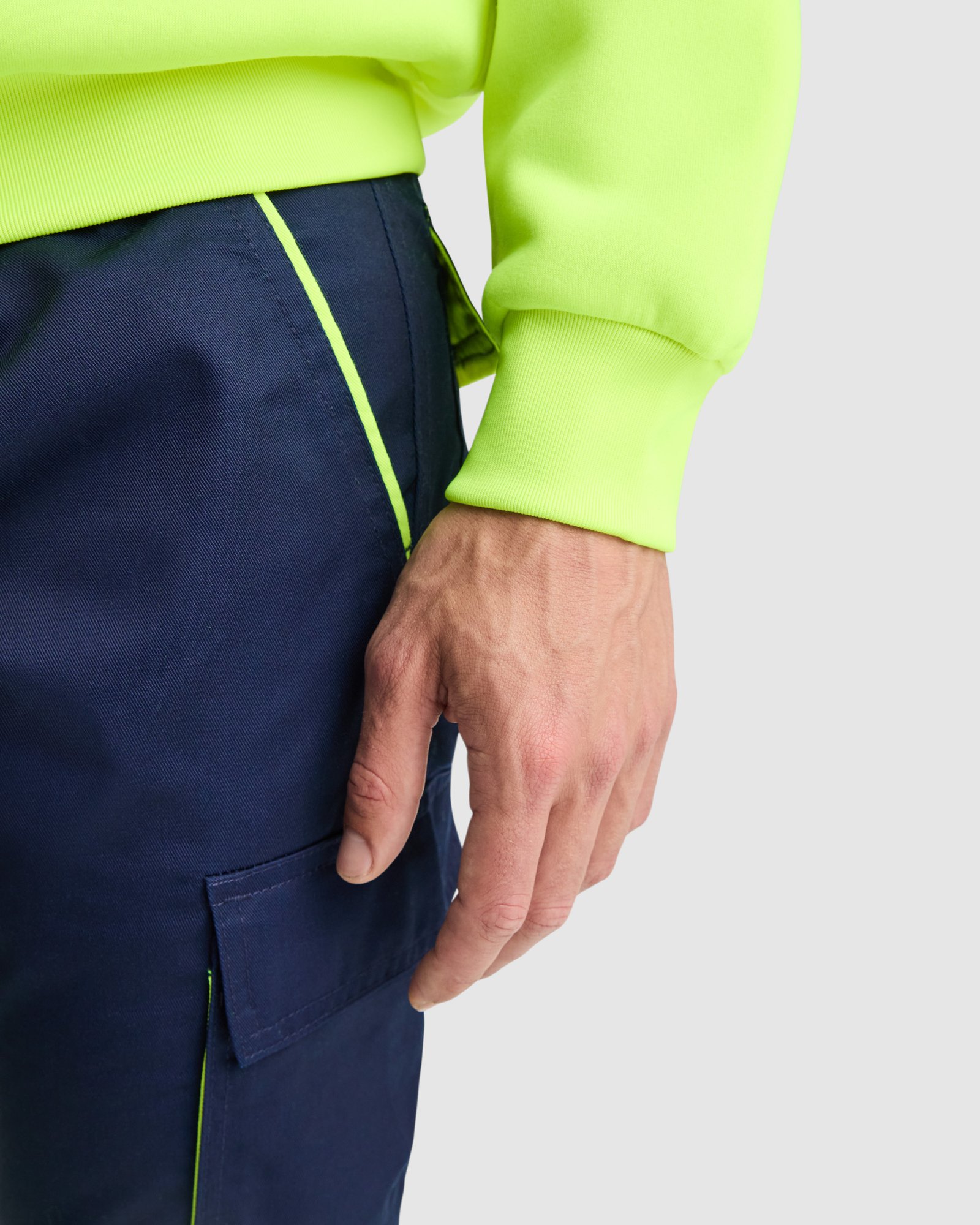 Sudadera de Alta Visibilidad Media Cremallera (Roly Spica HV9314) - Imagen 3