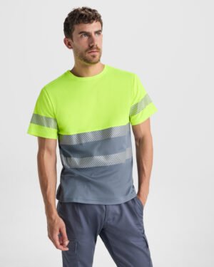 Camiseta de Alta Visibilidad Tacto Algodón (Roly Tauri HV9317)