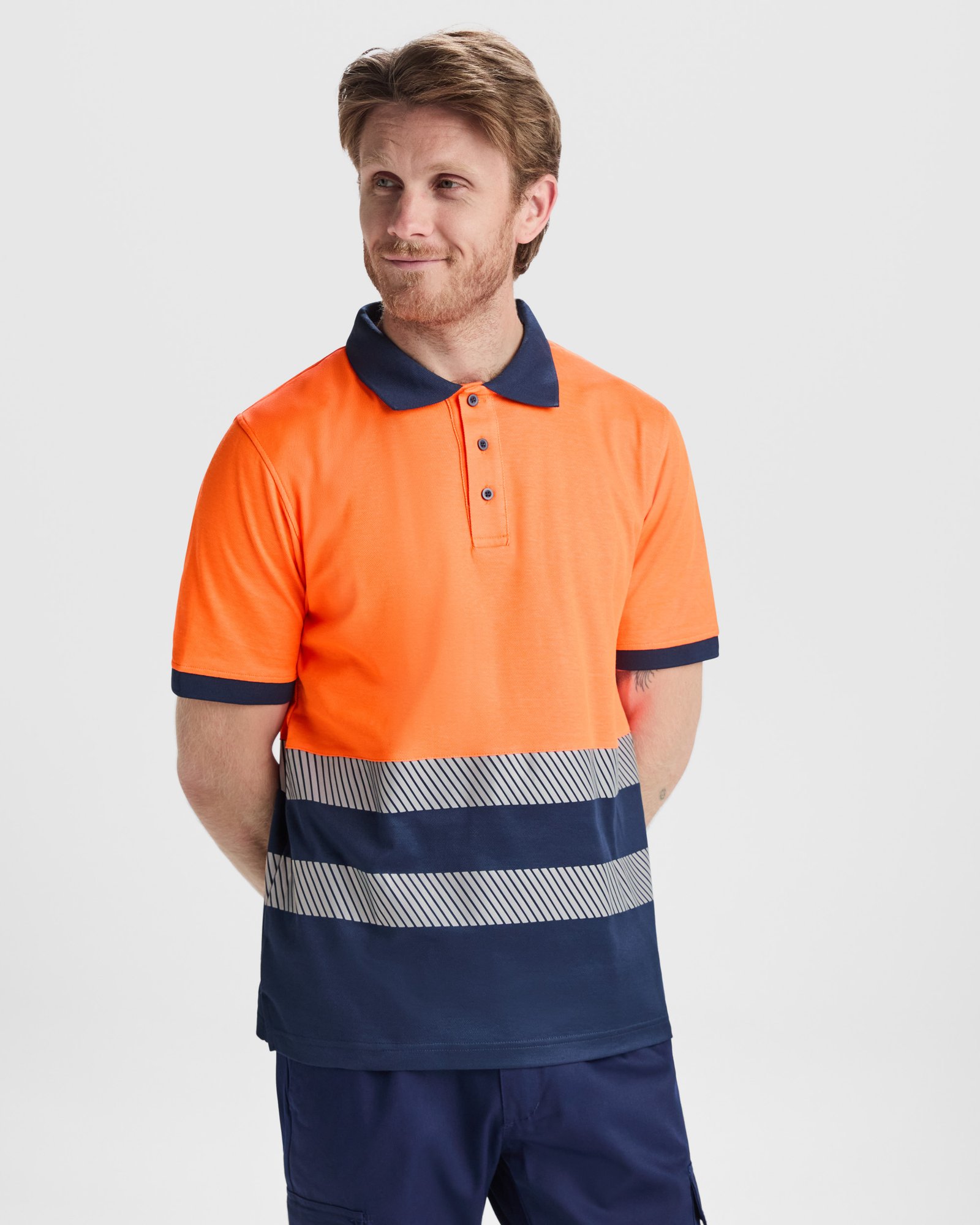 Polo de Alta Visibilidad Tacto Algodón (Roly Atrio HV9318)