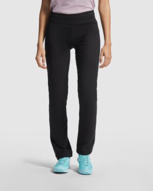 Pantalón Largo de Algodón Elástico Corte Recto Mujer (Roly Box PA1090)