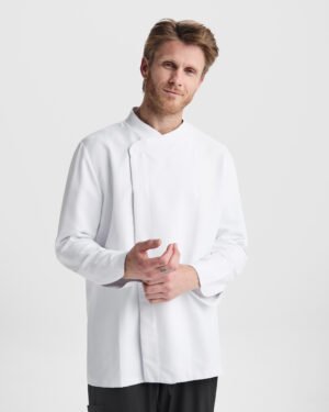 Chaqueta de Cocina Unisex con Tejido Transpirable (Roly Dabiz CQ4500)