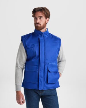 Chaleco Laboral Acolchado Multibolsillos (Roly Almanzor CC5067)