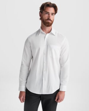 Camisa de Manga Larga para Hombre en Tejido Oxford (Roly Oxford CM5507)