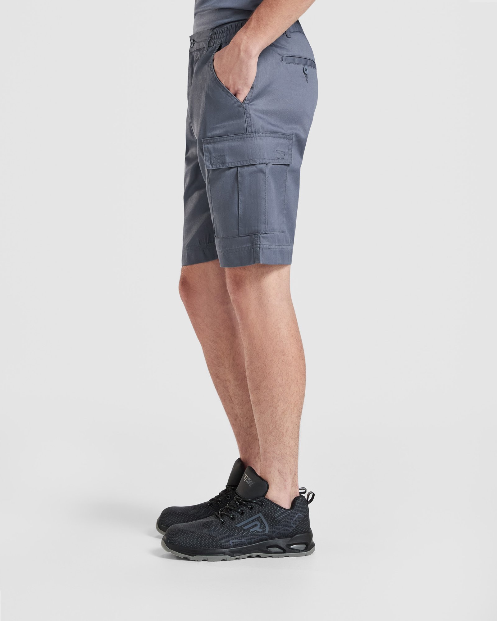Bermuda de Trabajo Multibolsillos Sarga (Roly Armour BE6725) - Imagen 4