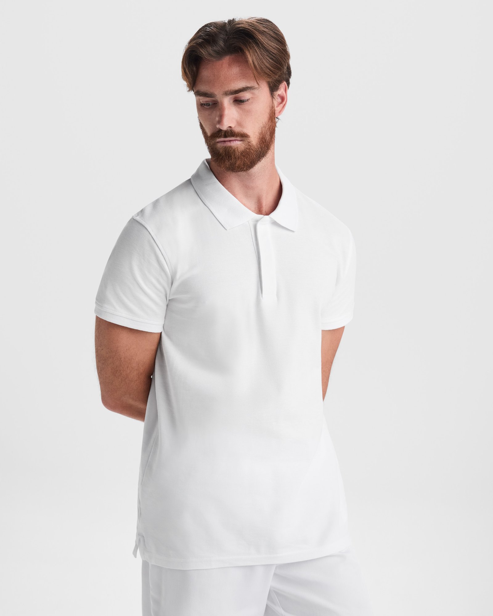Polo de Manga Corta de Piqué con Cierre de Velcro (Roly Rover PO8403) - Imagen 2