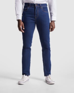 Pantalón Vaquero de Trabajo Corte Regular Stretch (Roly Brock PA8415)
