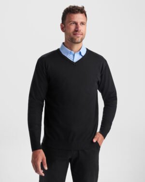 Jersey de Punto Fino Cuello de Pico (Roly Hilux JE8417)