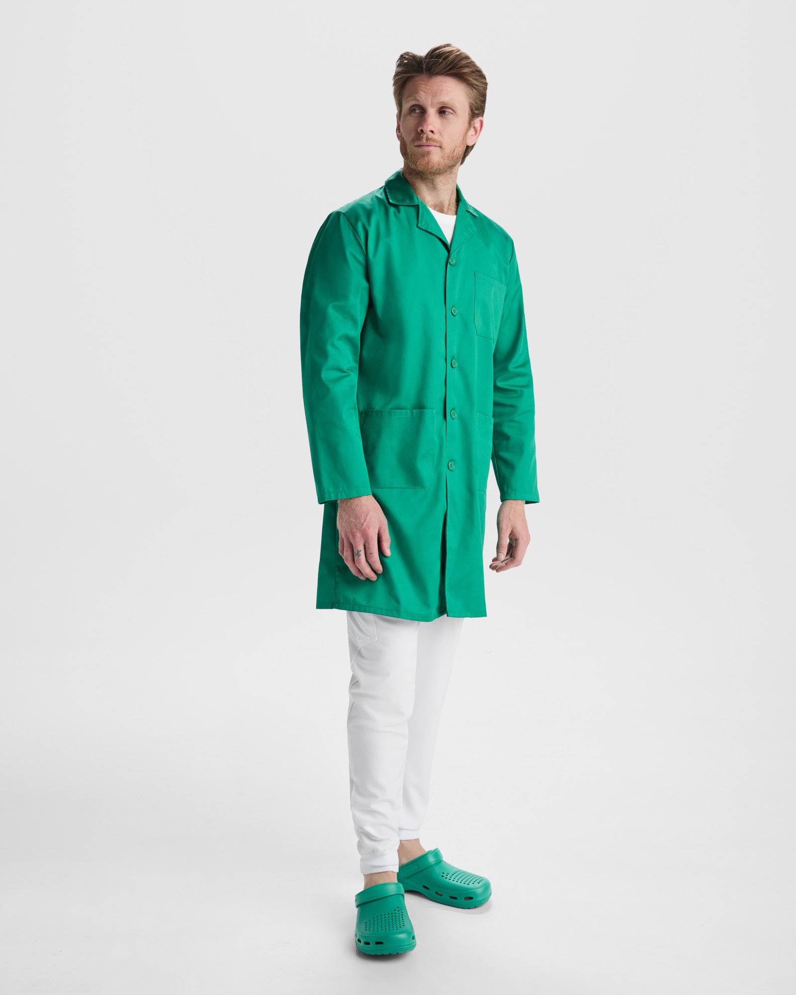 Bata de Laboratorio y Sanidad Unisex (Roly Vaccine BA9094) - Imagen 2