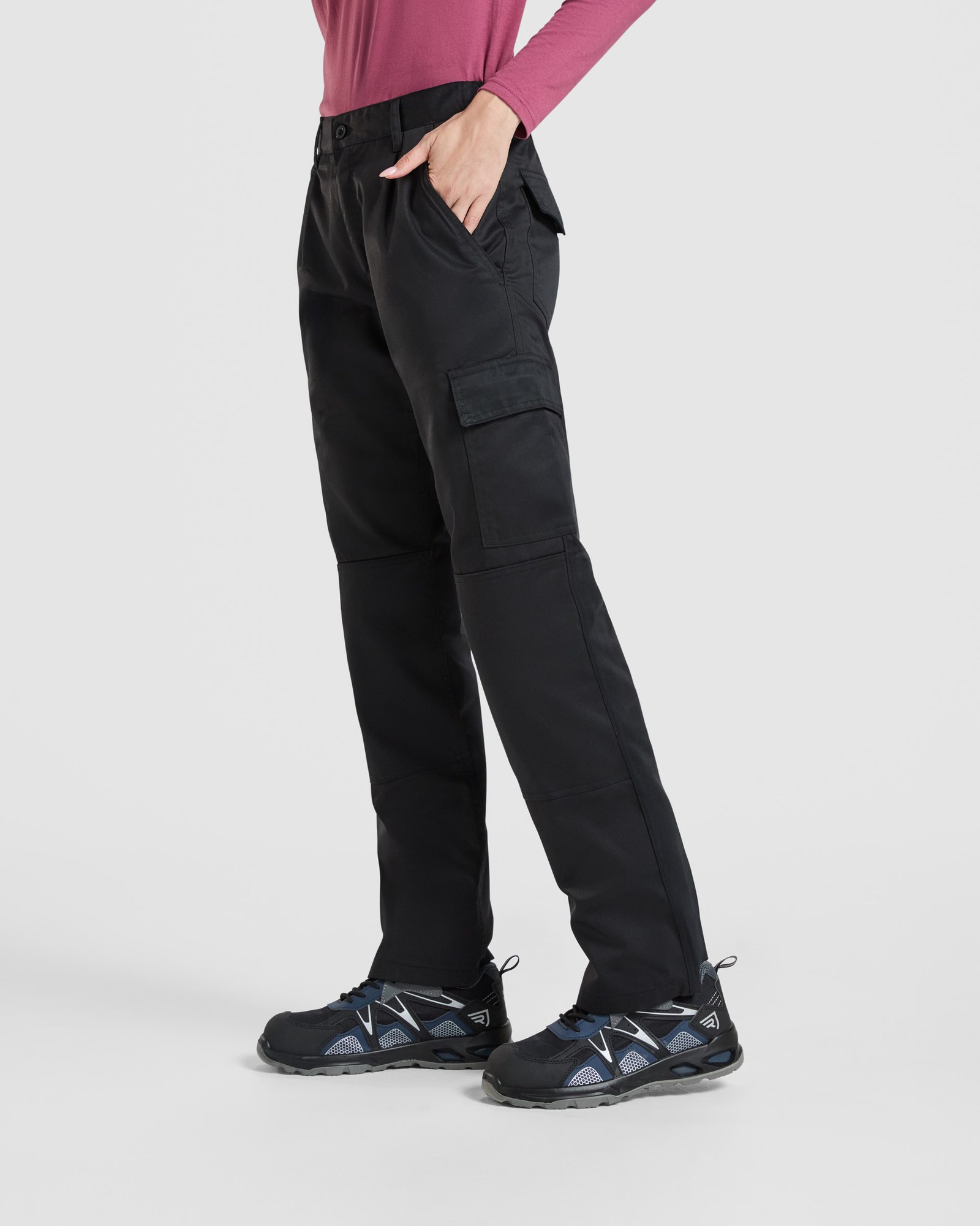 Pantalón de Trabajo Mujer Multibolsillos Clásico (Roly Daily Woman PA9118) - Imagen 4
