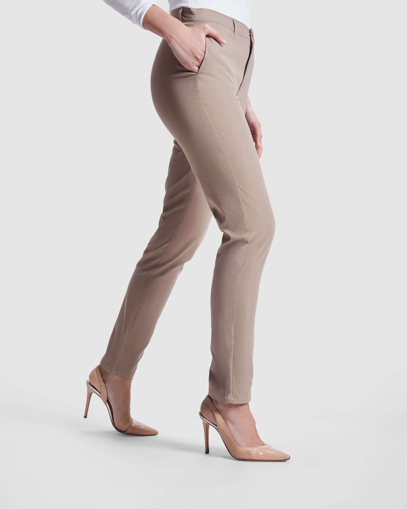 Pantalón Corporativo Tipo Chino de Alta Flexibilidad Mujer (Roly Beverly Woman PA9146) - Imagen 2