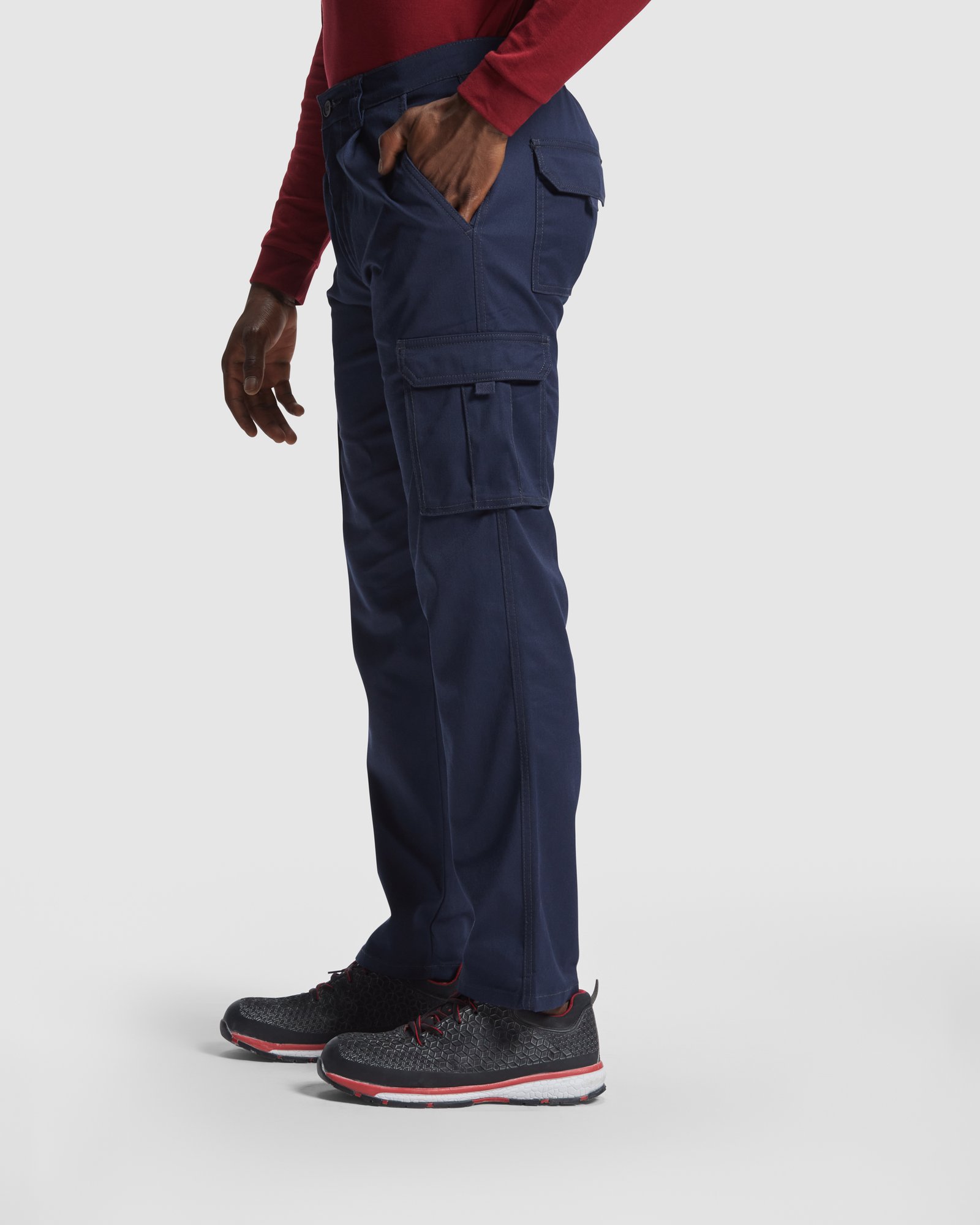 Pantalón de Trabajo Multibolsillos Stretch de Alto Gramaje (Roly Daily Stretch PA9205) - Imagen 4