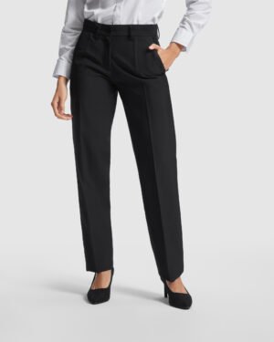 Pantalón de Camarera Clásico con Pinzas Mujer (Roly Waitress PA9251)