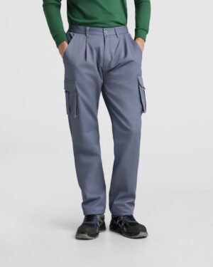 Pantalón de Trabajo Multibolsillos Térmico Stretch con Forro Polar (Roly Warmor PA9326)