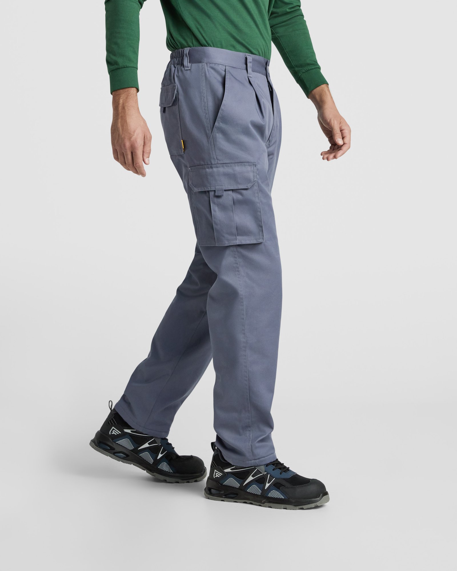 Pantalón de Trabajo Multibolsillos Térmico Stretch con Forro Polar (Roly Warmor PA9326) - Imagen 2
