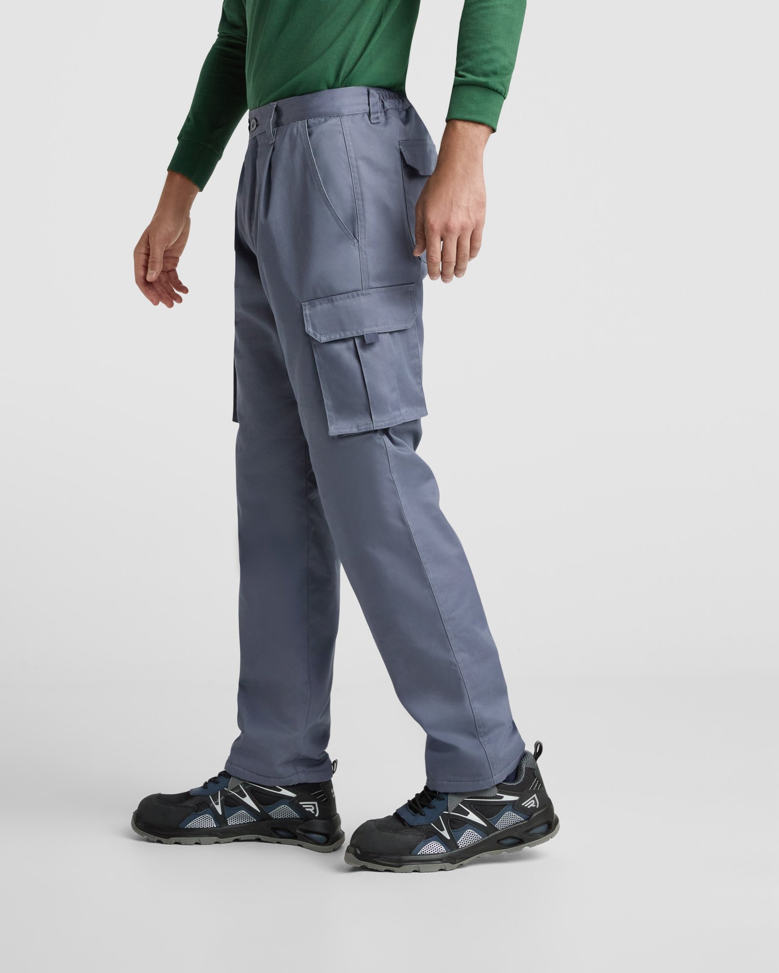Pantalón de Trabajo Multibolsillos Térmico Stretch con Forro Polar (Roly Warmor PA9326) - Imagen 4