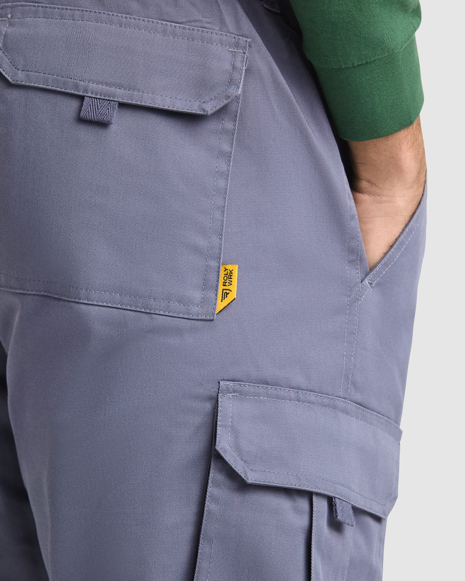 Pantalón de Trabajo Multibolsillos Térmico Stretch con Forro Polar (Roly Warmor PA9326) - Imagen 6