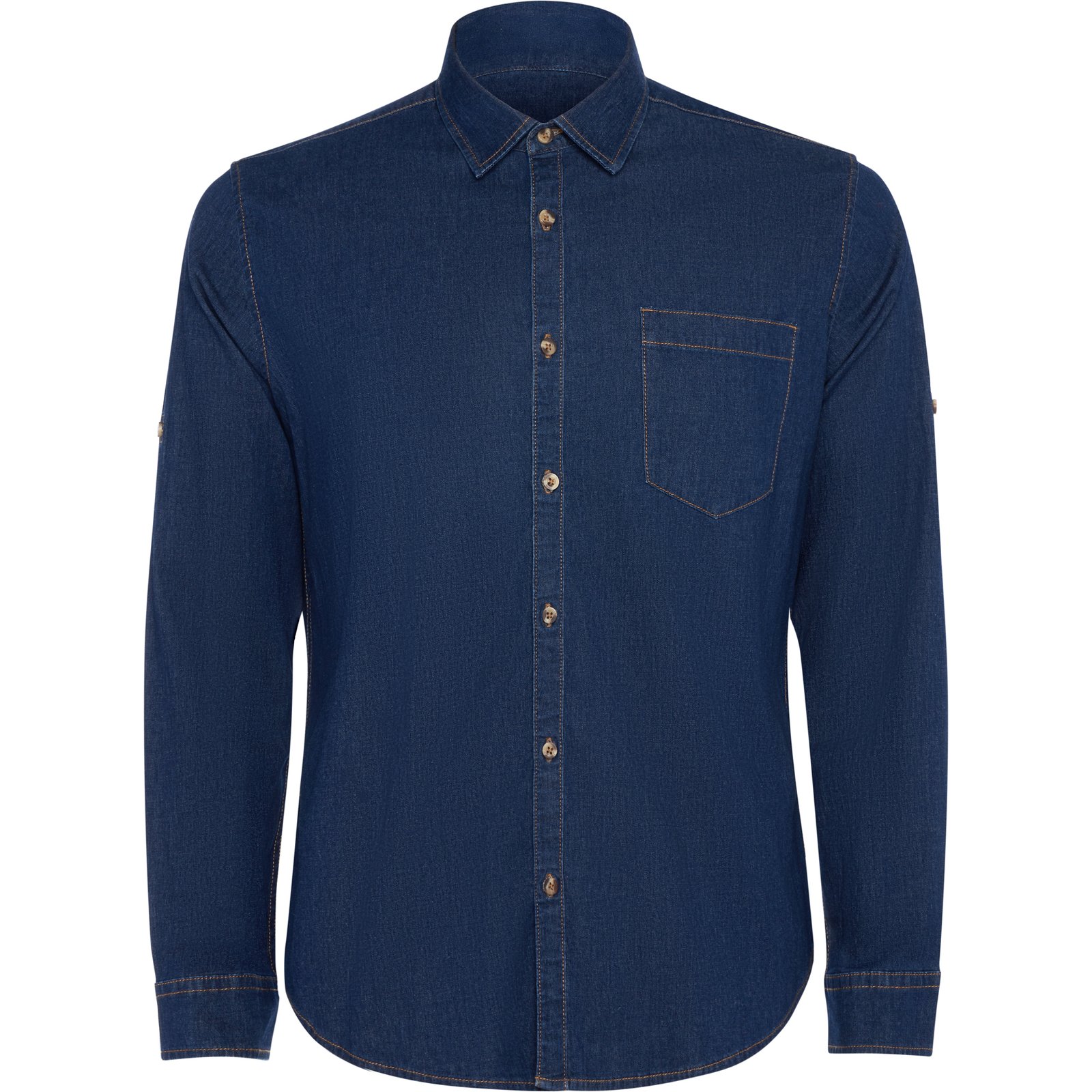 Camisa Vaquera de Manga Larga con Tejido Stretch (Roly Lujan CM6706) - Imagen 5